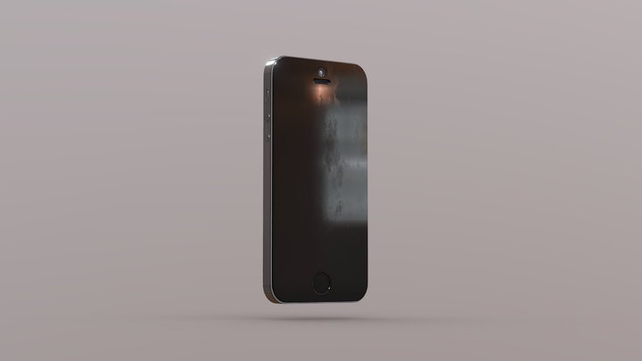 Used iPhone 5S 3D Model