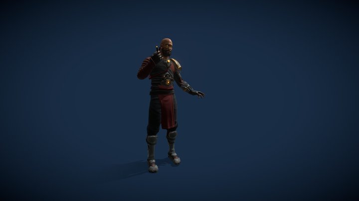 Old Sci Fi Ranger 3D Model