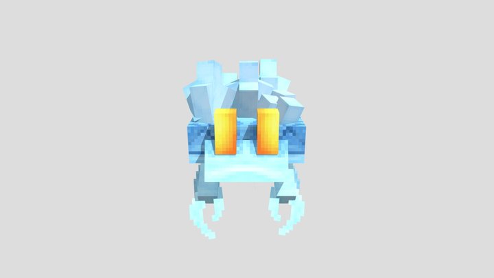 Crystal Crab 3D Model