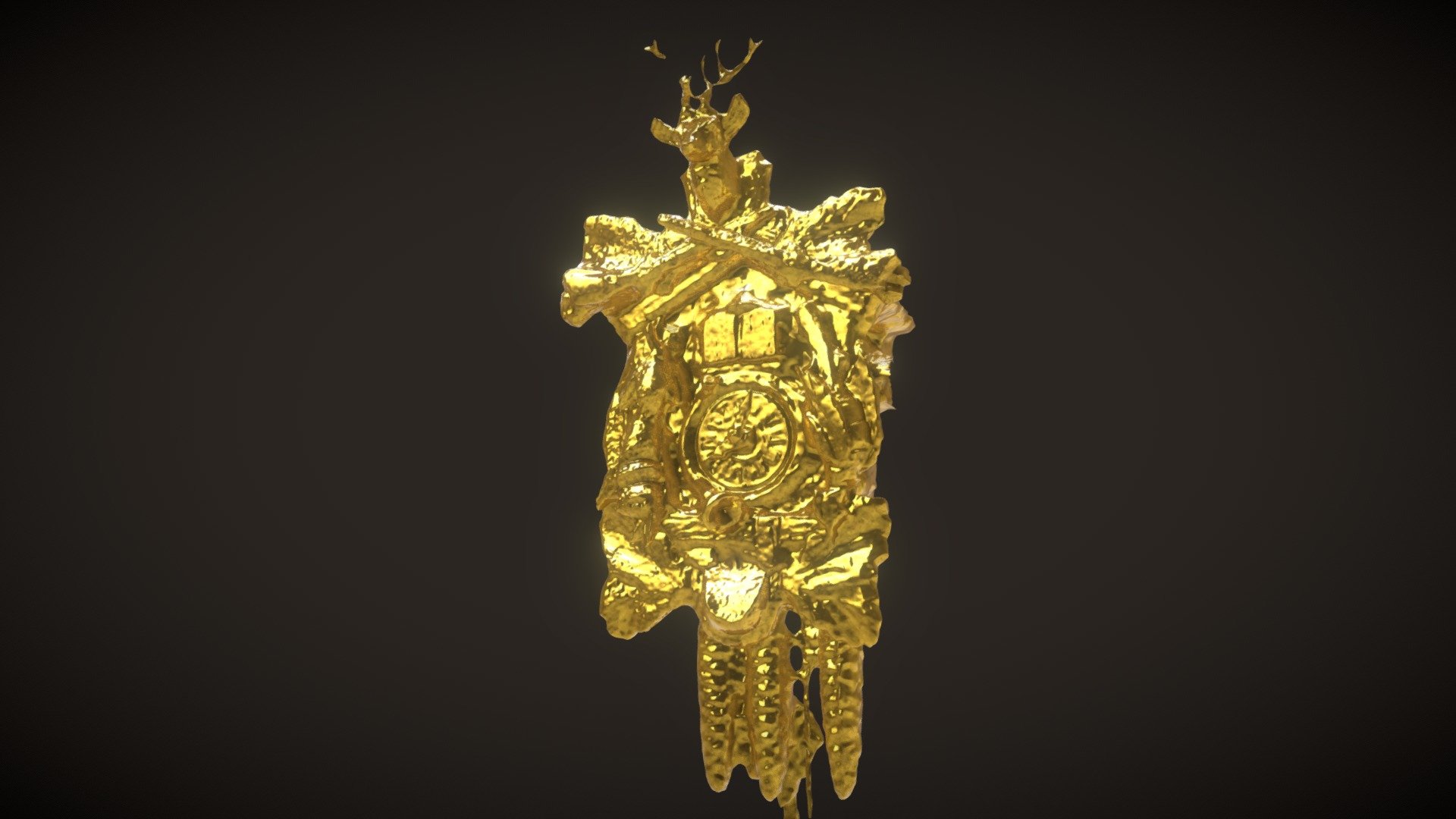 Royal Golden Clock
