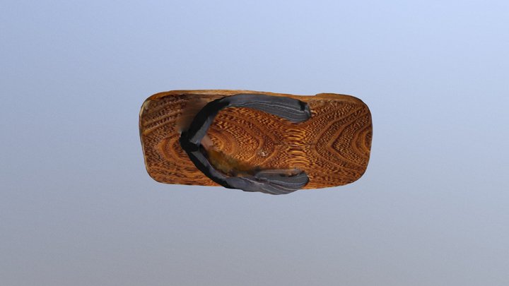Japanese Geta 3D Model