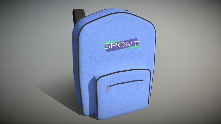 Backpack - Generic Branding – Free 3D Model STL