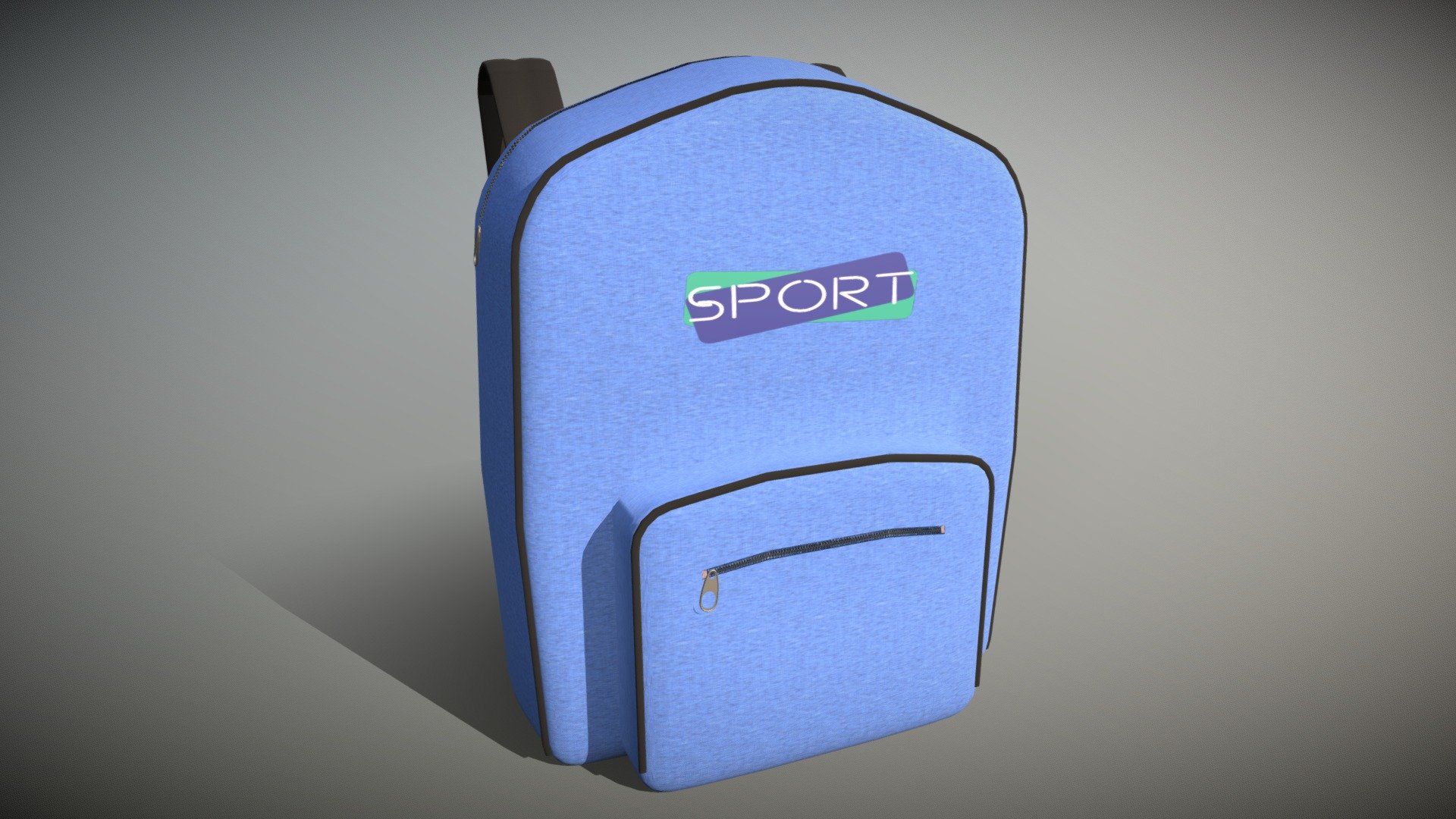 Backpack - Generic Branding - Download Free 3D model by TrentPierce ...
