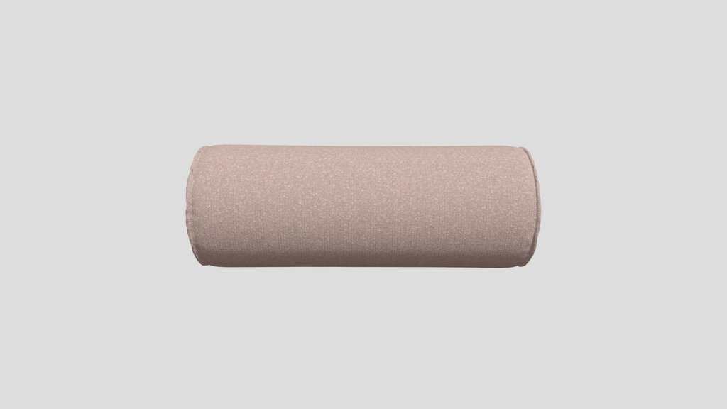 Cylinder Pillow Pale Pink Weave