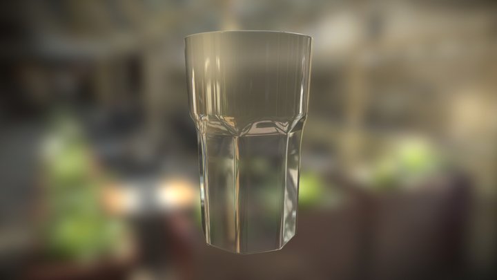 Tall Glass 3D Model