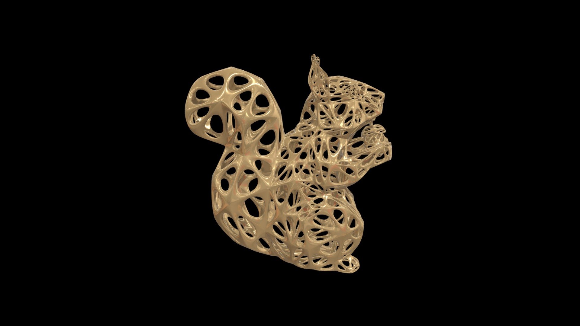Squirrel low poly param - 3D model by polyhead.art [f979403] - Sketchfab