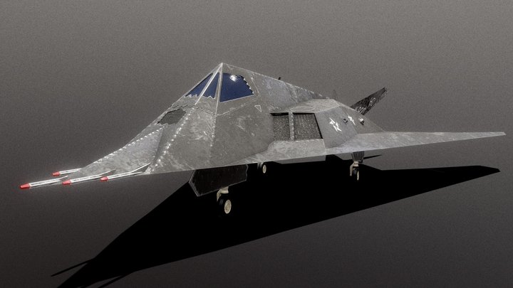 F117 Nighthawk 3D Model