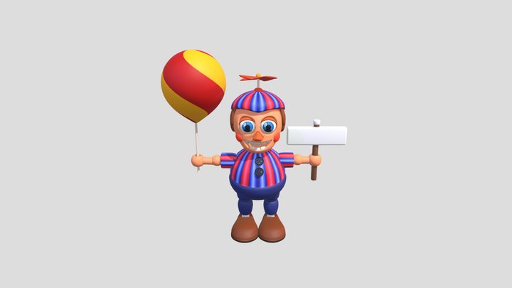 Balloon Boy 3D Model
