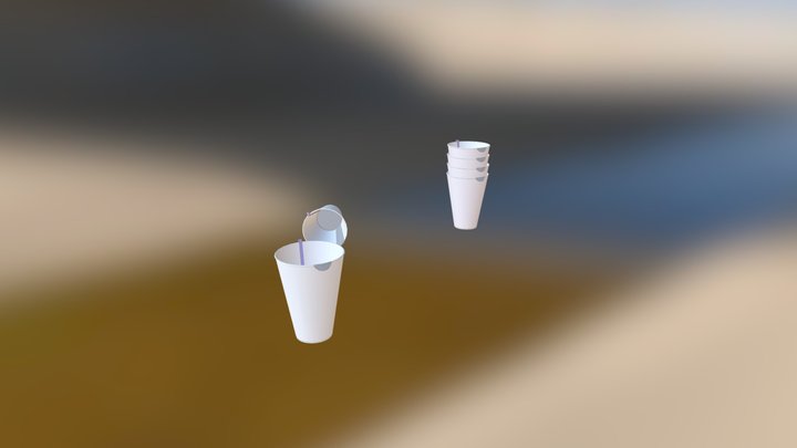 Instant coffee 3D Model