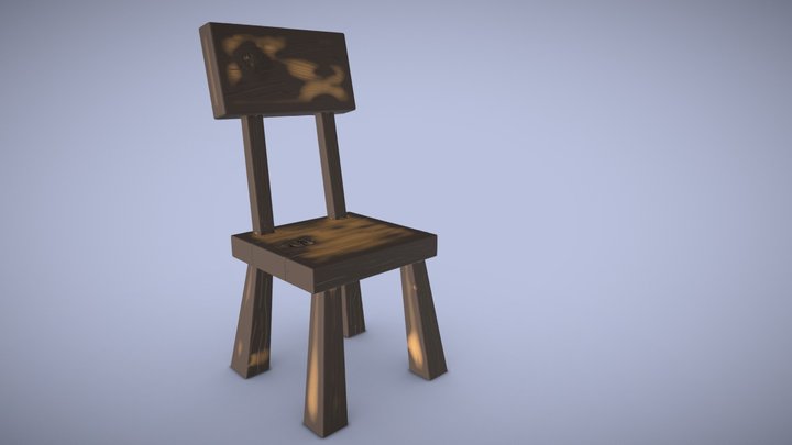 Cadeira de Saloon – Estudo 3D1 (SAGA) 3D Model