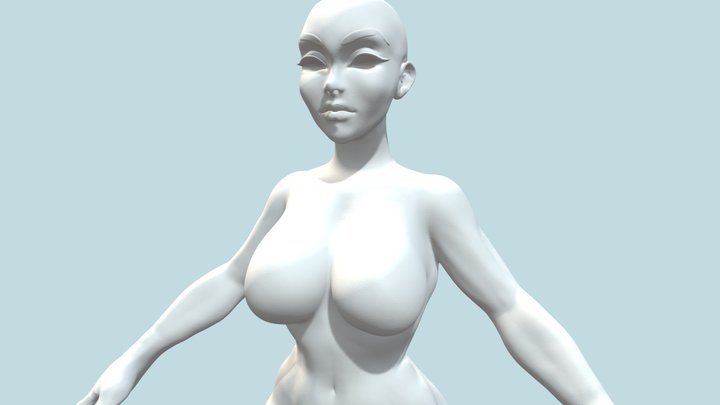 Lisa The dancer Retropology 3D Model