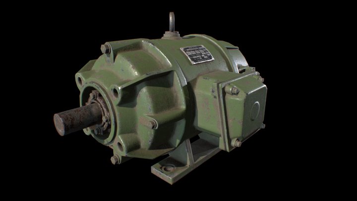Electric Engine 3D Model