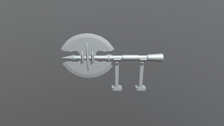 fantasy AX 3D model 3D Model