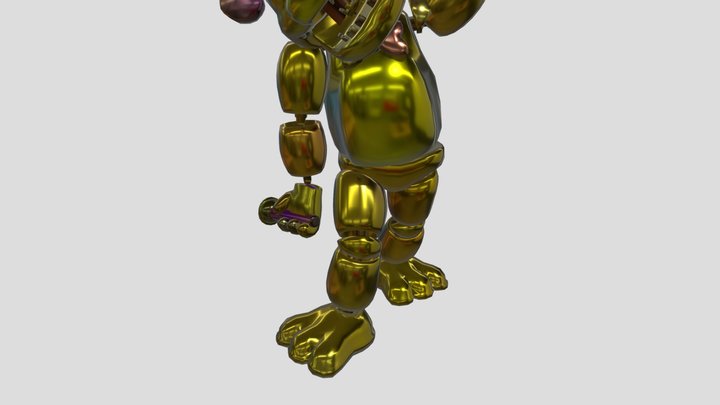 golden_freddy_fnaf_ar 3D Model