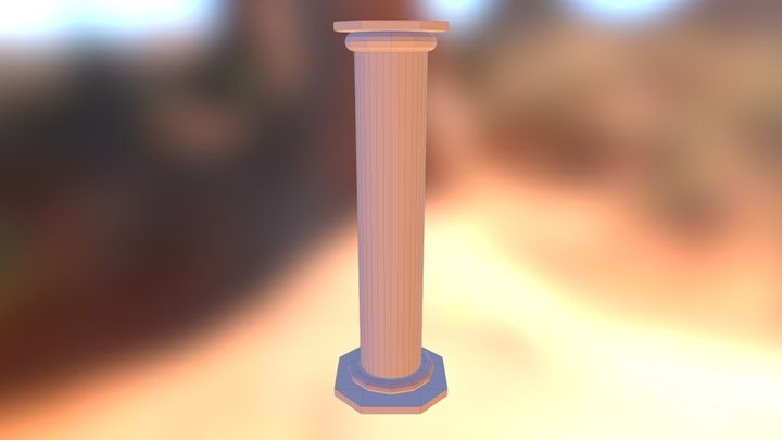 Greek Column 3D Model