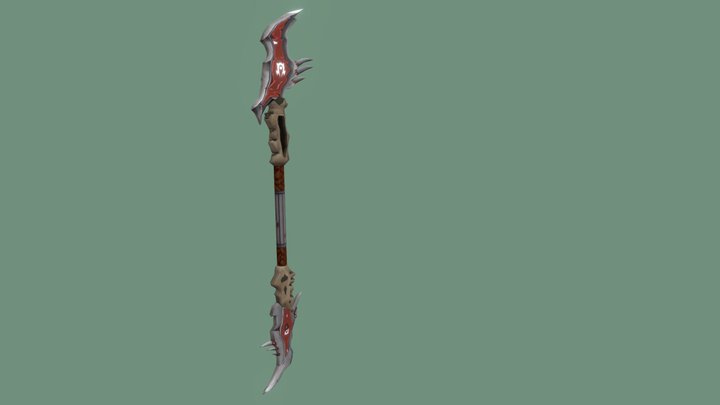 DAE Weaponcraft - Warsong Outrider's Twinblade 3D Model