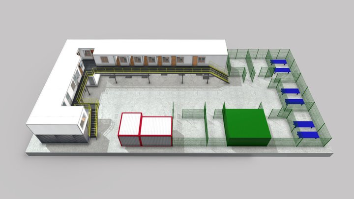 ASETEK - OFICINAS TALLER DE MANTENCIÓN ORIZON 3D Model