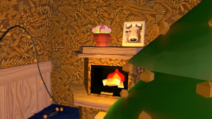 Santa's House 3D Model