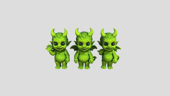 Los brocoluthsitos 3D Model