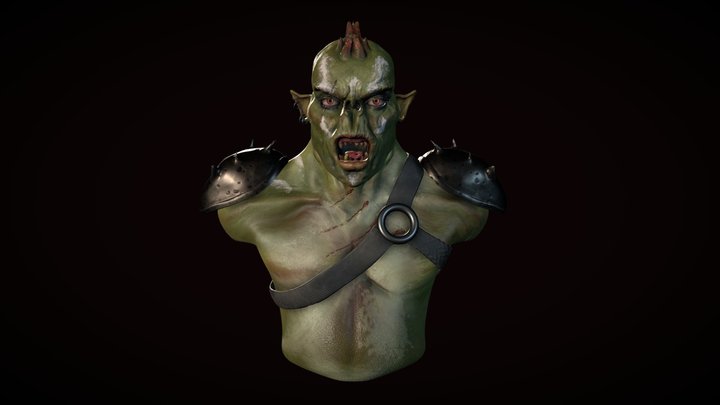 Orc Character Sculpt 3D Model