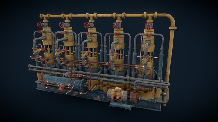 Machinery device 3D Model
