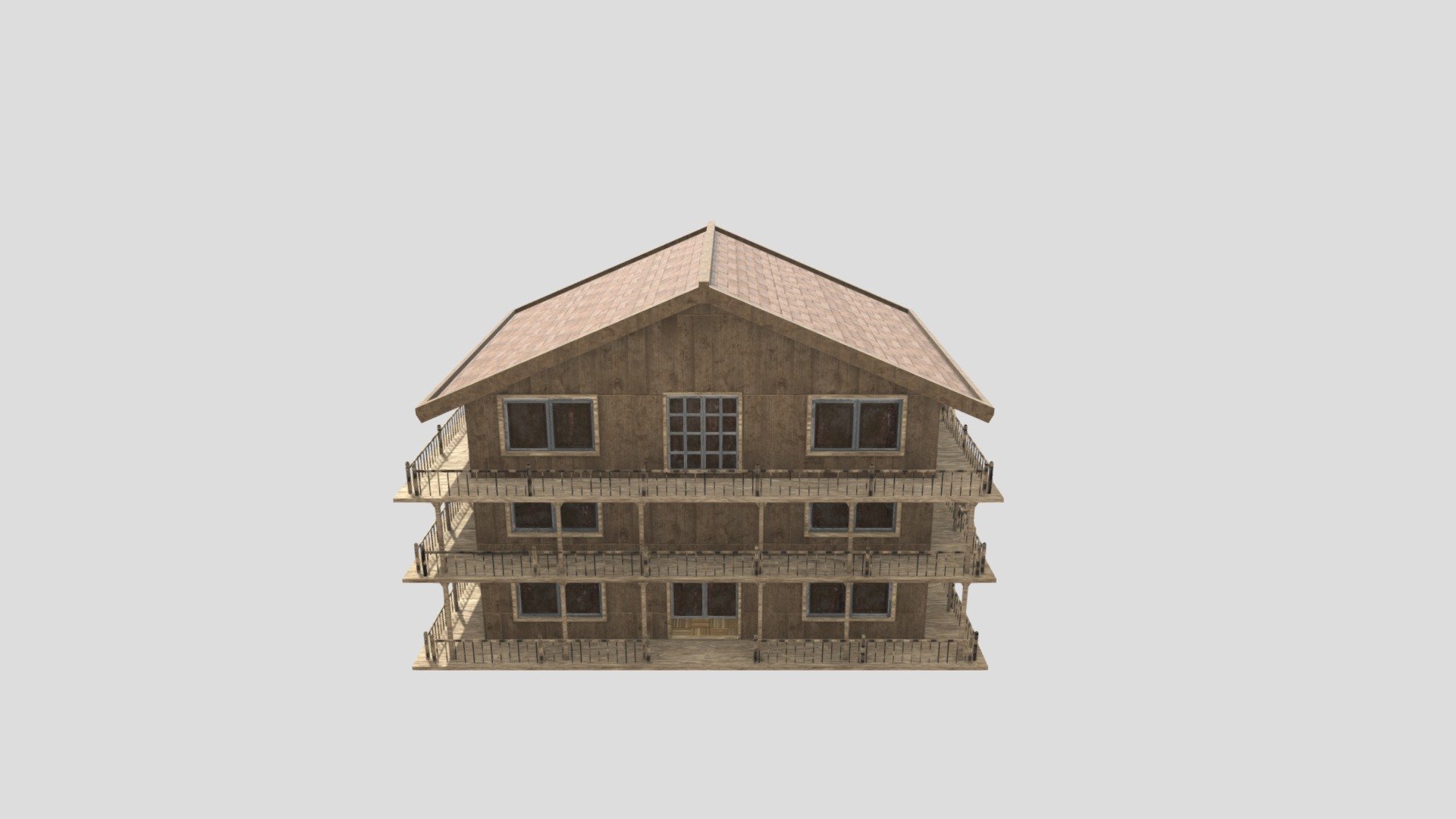 Old West Road Saloon - 3D model by navinpandian [f98291b] - Sketchfab