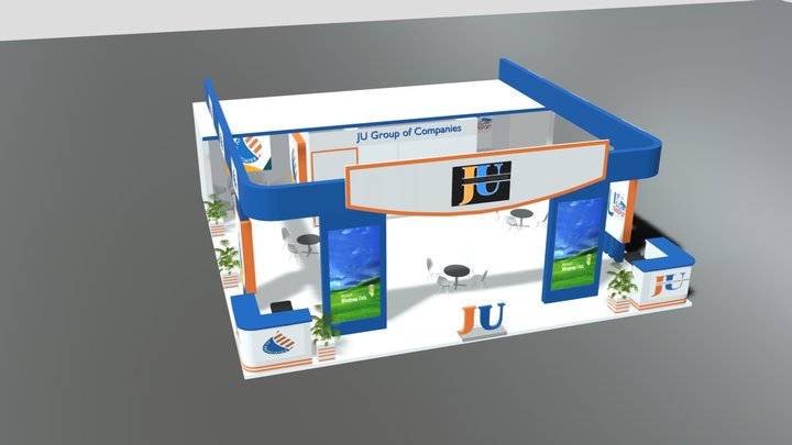 Exhibition stall 20x30 3D Model