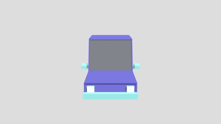 low poly car 3D Model