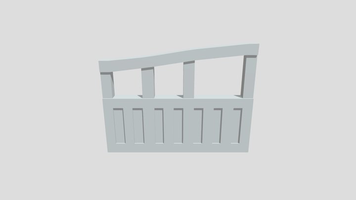 Wall_ Gate_low 3D Model