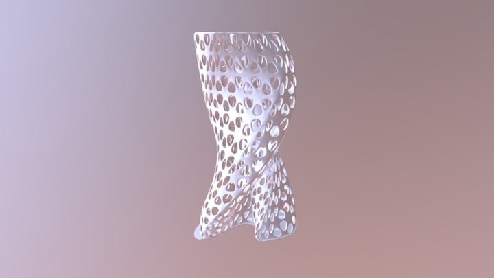 Twist 1 Lampshade By Bonooobong 3D Model