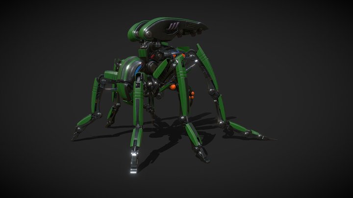 Robot Mosquito 3D Model