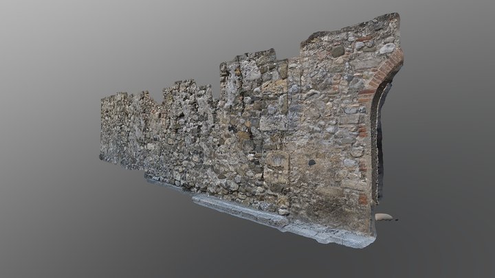 Medieval Wall 03 – Kostenloses 3D-Modell STL