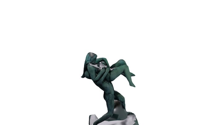 Man and Woman by Gustav Vigeland 3D Model