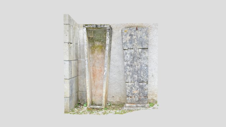 sarcophage - Saint-Pierre-de-Maillé (86) 3D Model