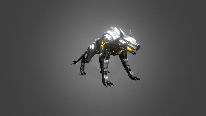 Model Wolf Robot 3D Model