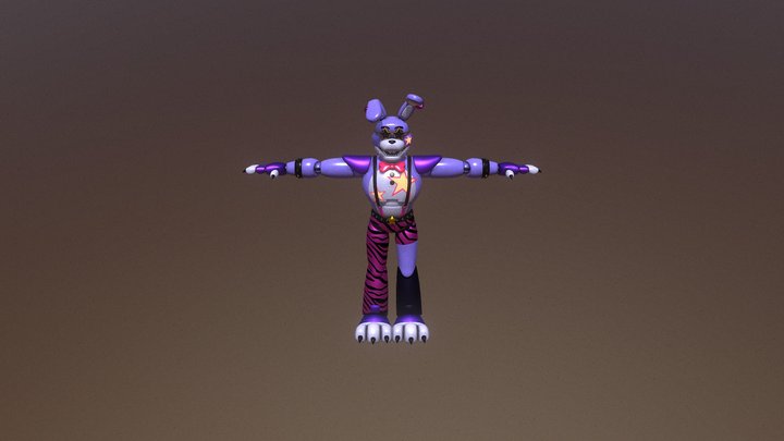 Bonnie Old ( Vrc Rig ) 3D Model
