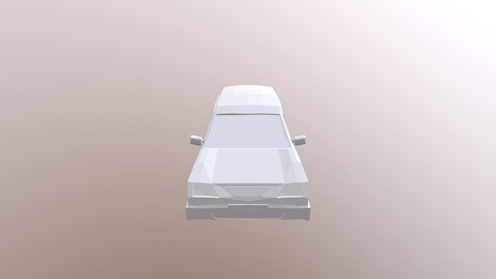 Renault Logan Universal 3D Model