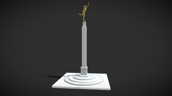 Hermes in column 3D Model