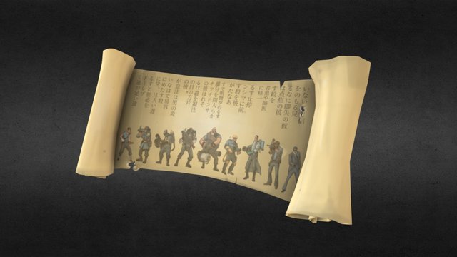 Masters Scroll Tf2 3D Model
