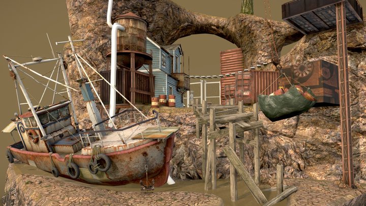 Rustborn - Diorama_WIP 3D Model