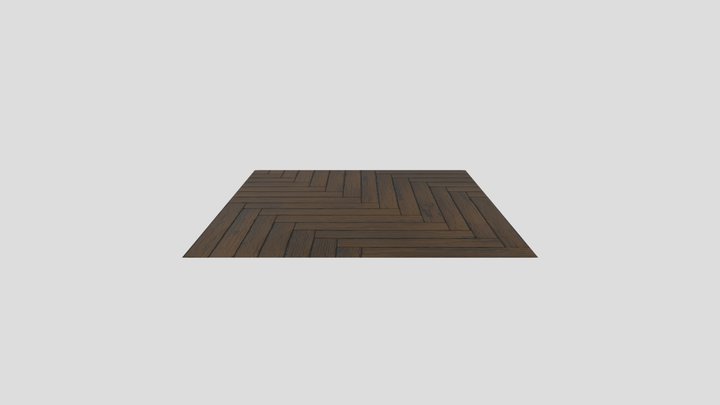 Harringbone Wooden Floor 3D Model