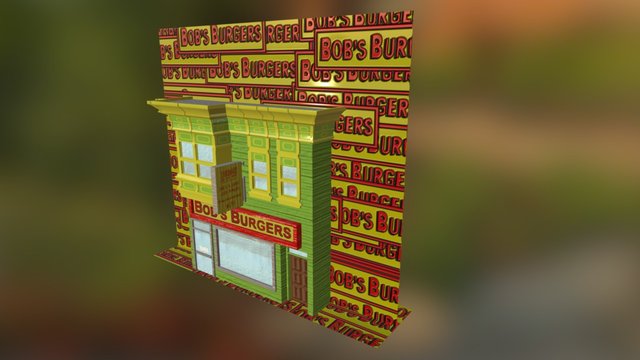 bob's burgers 3D Model