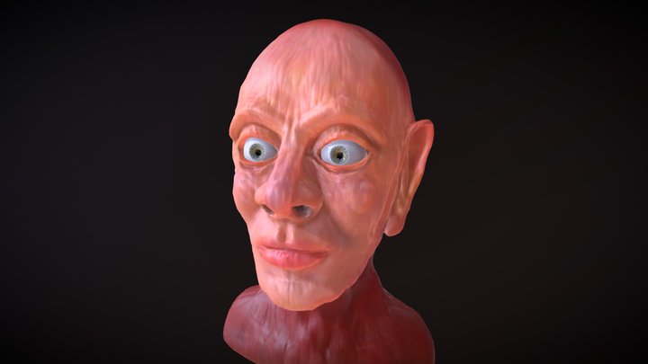 Old Face 3D Model