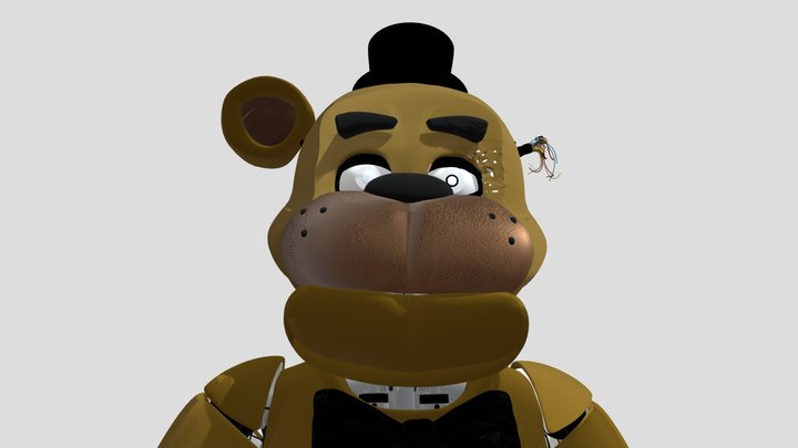 Movie_GoldenFreddy 3D Model