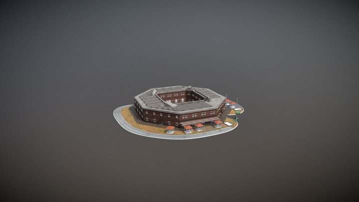 Benteng Van Der Wijck Kebumen 3D Model