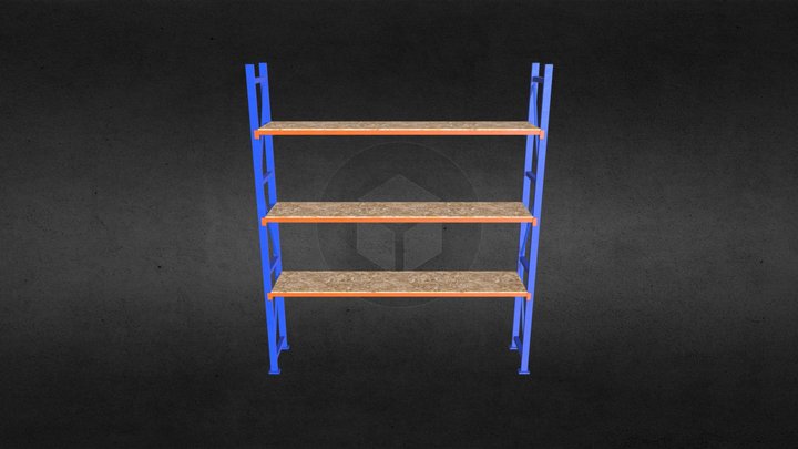 Storage Rack 3D Model