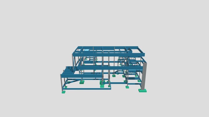 3D Estruturas Caceres 3D Model