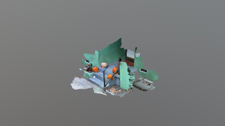 Halloween stoop 3D Model