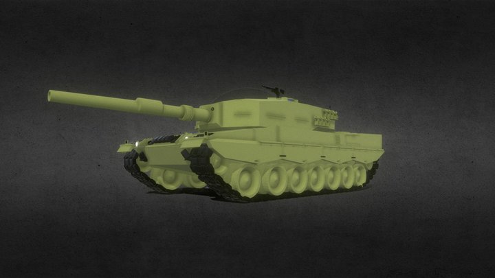 Leopard 2A4 / 2RI 3D Model