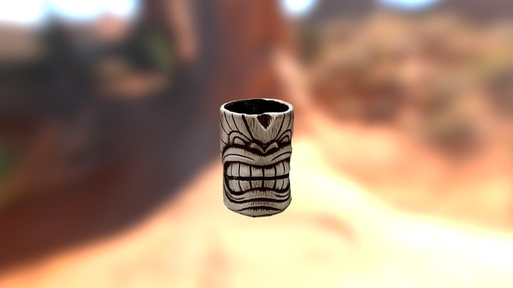 Toscano Kanaloa Tiki Mug 3D Model